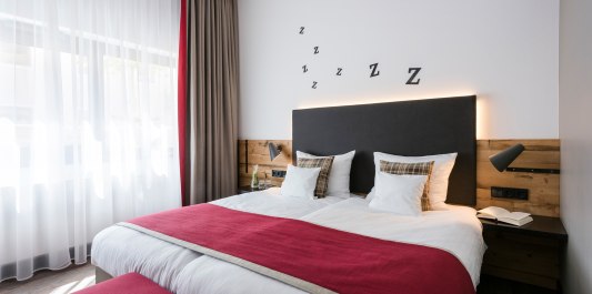 Doppelzimmer im Hotel Traumschmiede, &copy; Hotel Traumschmiede