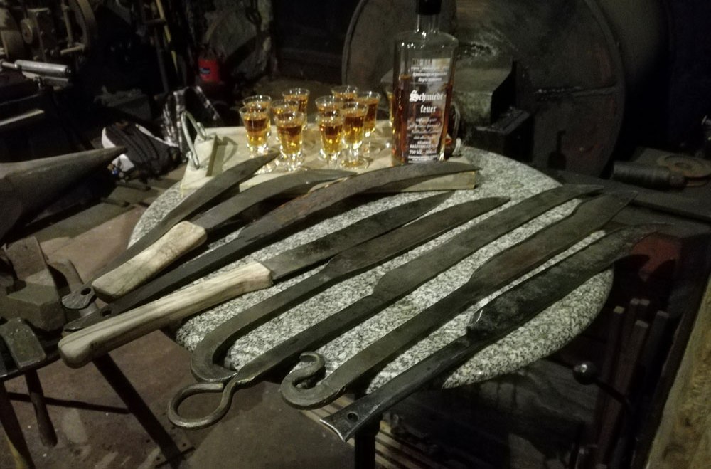 Hammerschmiede Sax-Messer, &copy; Hammerschmiede Burghausen