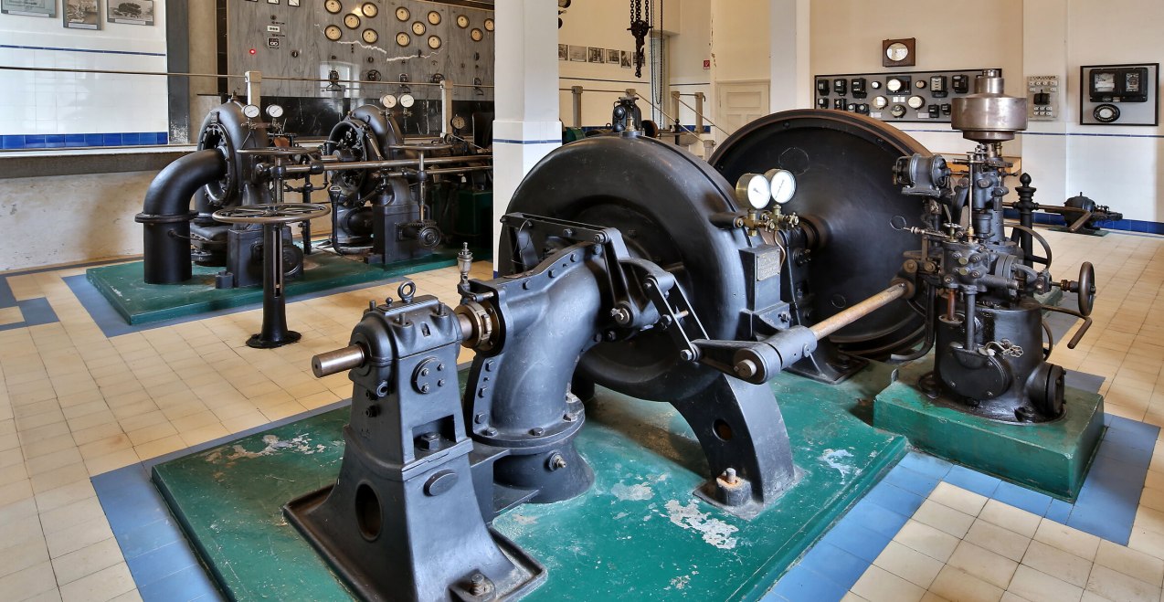 Maschinenhaus Kraftwerk Marienberg, &copy; Gerhard Nixdorf