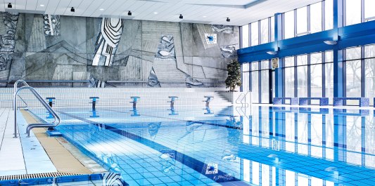 Kreishallenbad Neu&ouml;tting Schwimmerbecken, &copy; Eva-Maria Feilkas