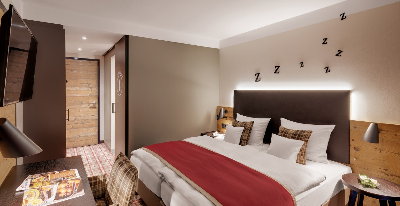 Doppelzimmer im Hotel Traumschmiede, &copy; Hotel Traumschmiede