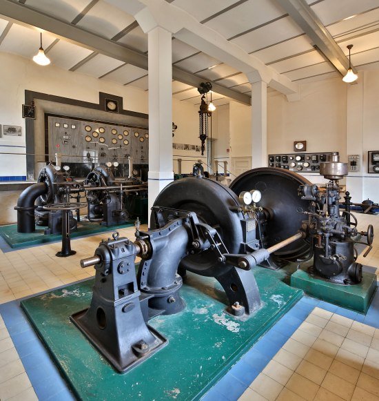 Maschinenhaus Kraftwerk Marienberg, &copy; Gerhard Nixdorf