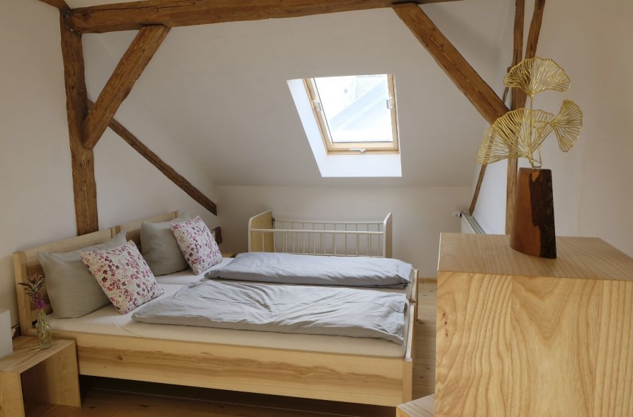 Schlafzimmer, © Biohof Pürten