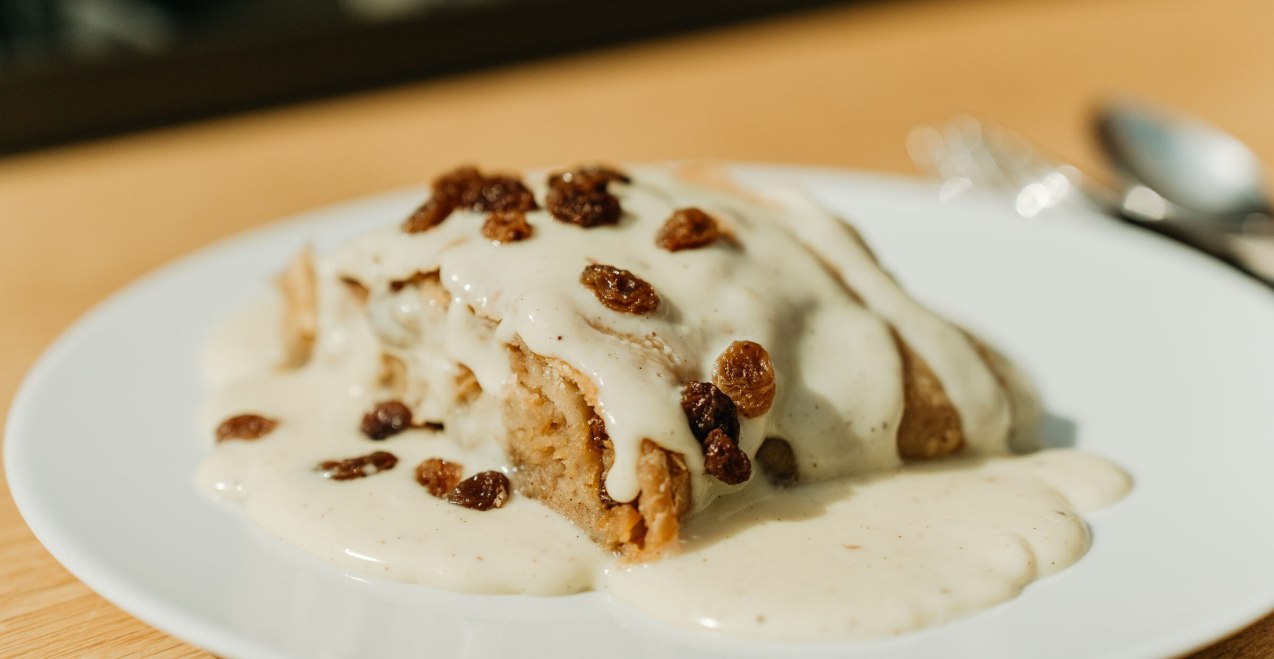 Apfelstrudel mit Vanilleso&szlig;e und Rosinen, &copy; Inn-Salzach Tourismus