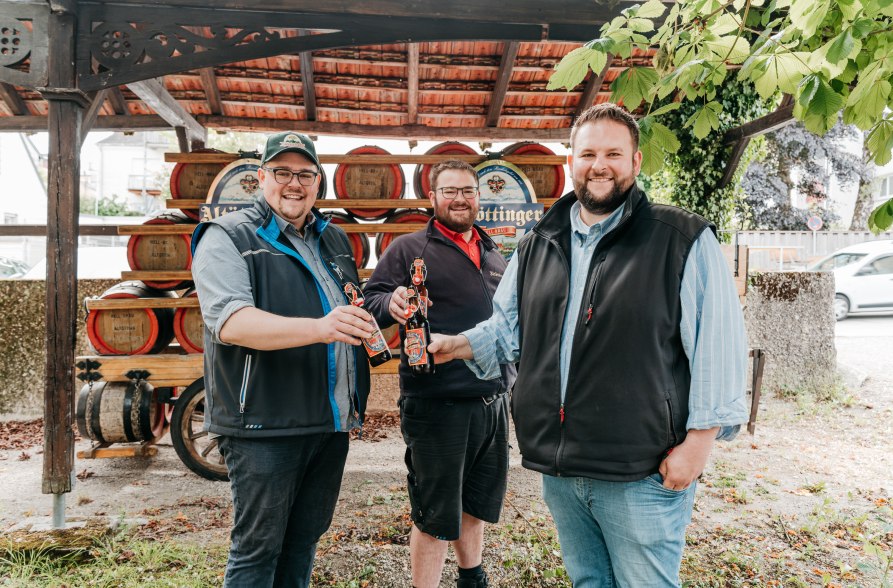 Die Br&uuml;der Sebastian, Quirin und Georg Hell, &copy; Tourismusverband Inn-Salzach