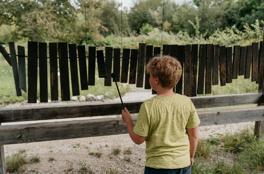 Klangstation Umweltgarten Wiesm&uuml;hl, &copy; Inn-Salzach Tourismus