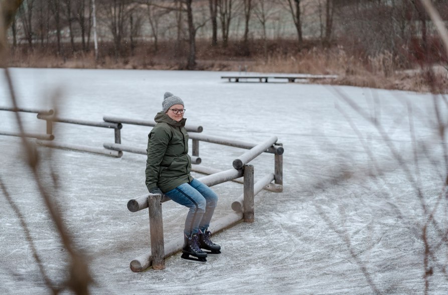 Schlittschuhlaufen am Marktler Badesee, &copy; Inn-Salzach Tourismus