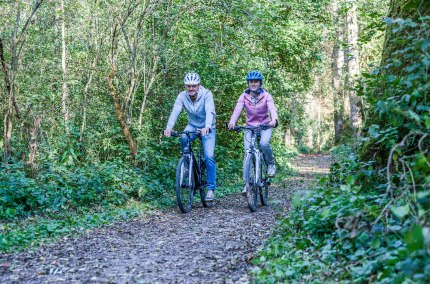 Radfahrer in der Region Inn-Salzach
