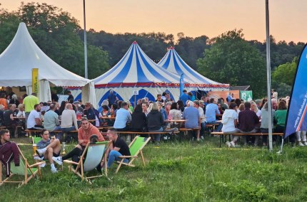 Biergarten auf dem Bergerhof, &copy; Burghausen Events